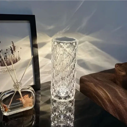 Lampe Magique En Effet Cristal Rechargeable Sans Fil Touche Control