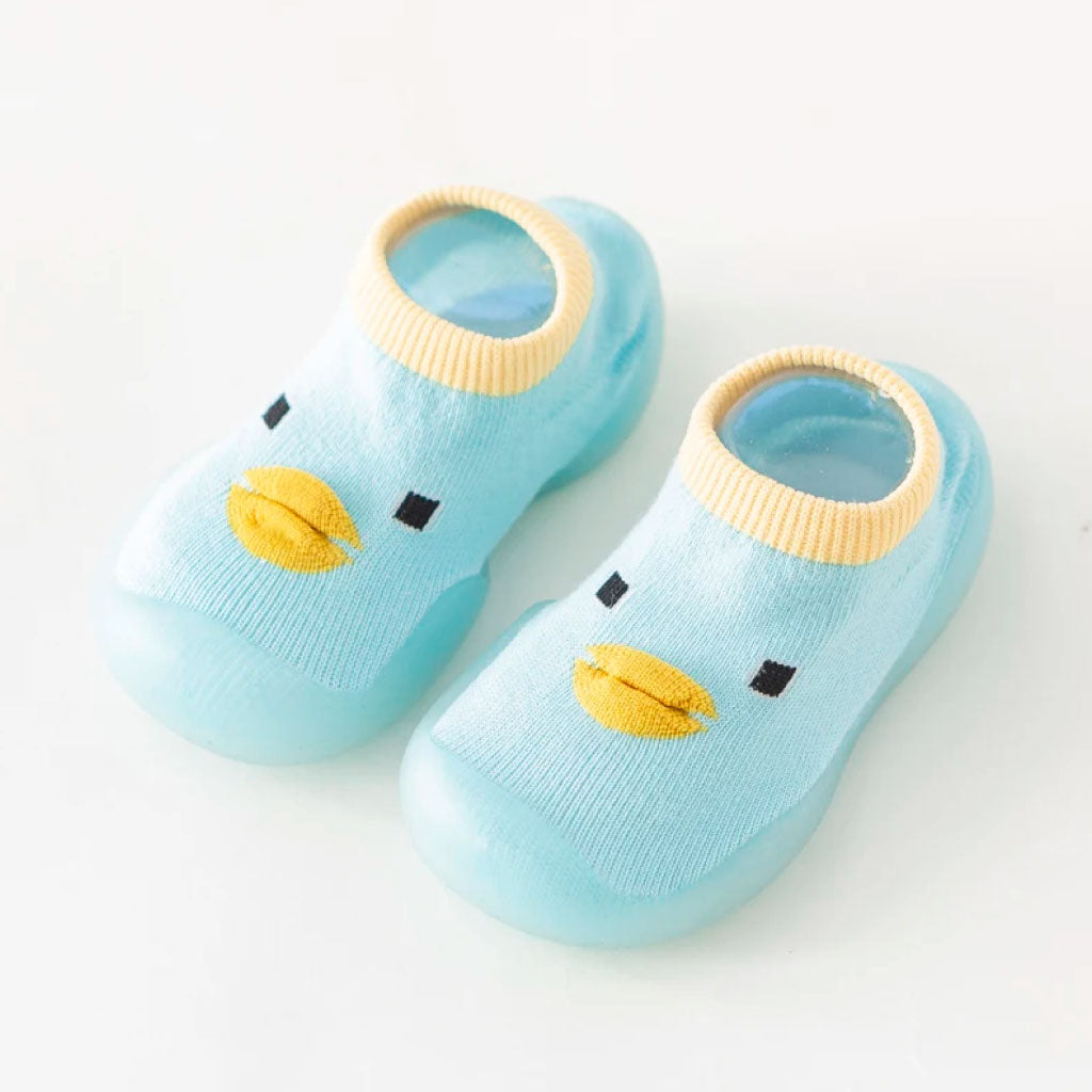 Chaussettes Pour Bébé Confortables Et Mignonnes À Motif De Canard Pour Des Premiers Pas Doux