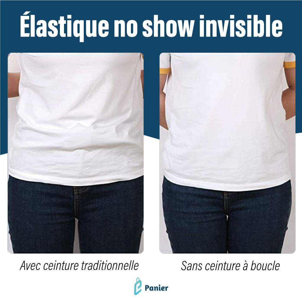 Ceinture Élastique Mince À Fermeture Sans Boucles Aux Jeans Pantalons Robes Pour Hommes Femmes Et Enfants