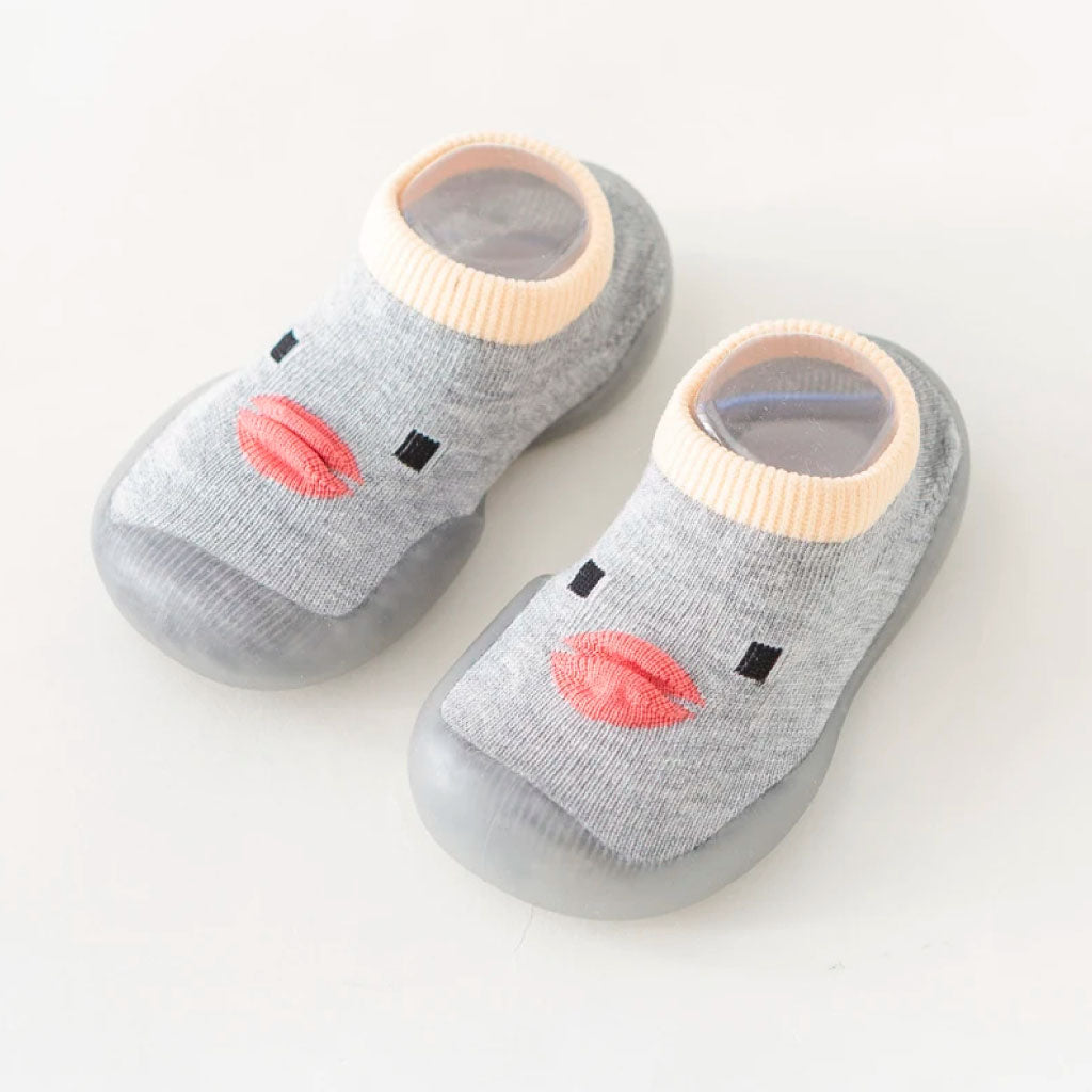 Chaussettes Pour Bébé Confortables Et Mignonnes À Motif De Canard Pour Des Premiers Pas Doux