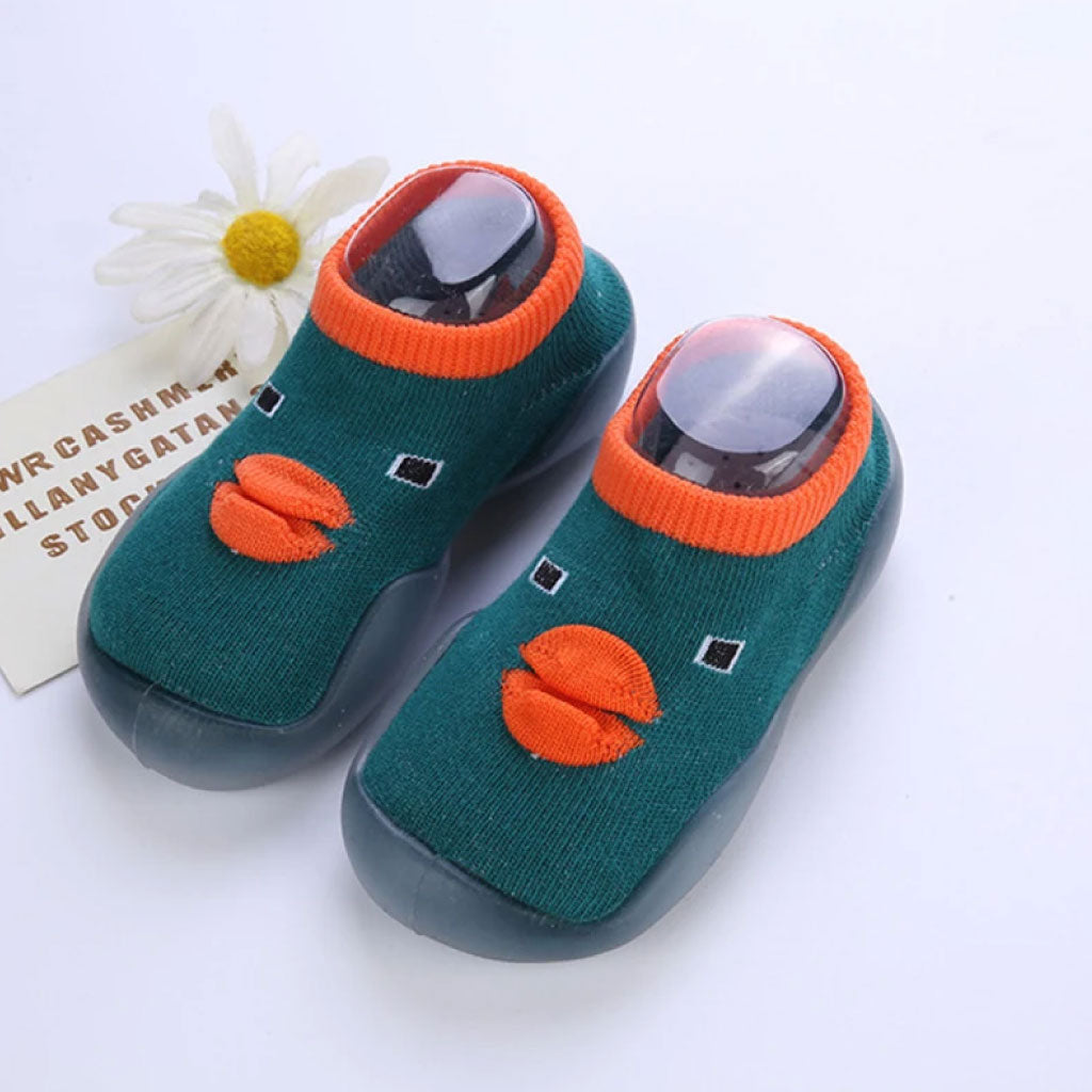 Chaussettes Pour Bébé Confortables Et Mignonnes À Motif De Canard Pour Des Premiers Pas Doux