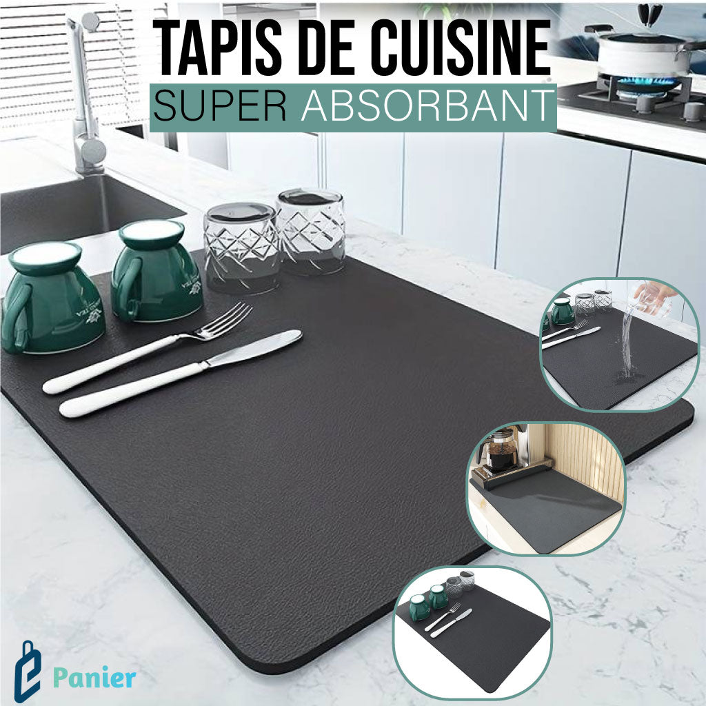 Tapis De Séchage Hygiénique Et Antidérapant En Diatomite .