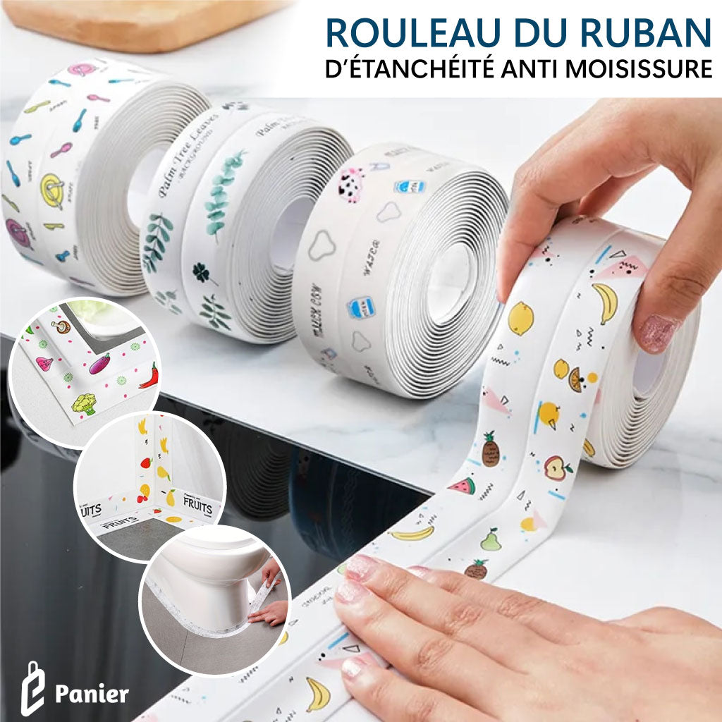 Rouleau De Ruban D'étanchéité Antimoisissure Pour La Cuisine, La Salle De Bain Et La Maison, Idéal Pour Prévenir L'humidité.