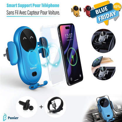 Smart Support Pour Téléphone Sans Fil Avec Capteur Pour Voiture.