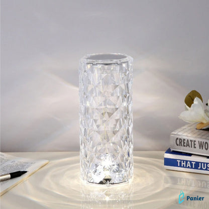 Lampe Magique En Effet Cristal Rechargeable Sans Fil Touche Control