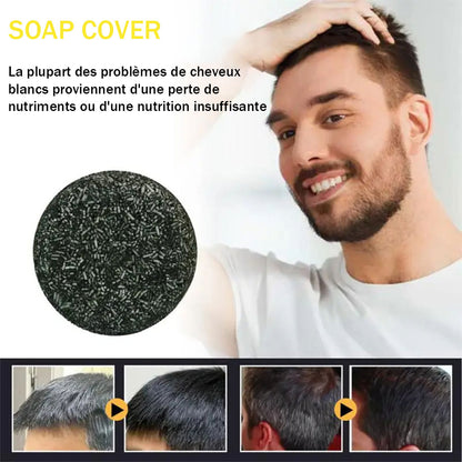 Shampoing Savon anti-chute pour assombrissement des cheveux