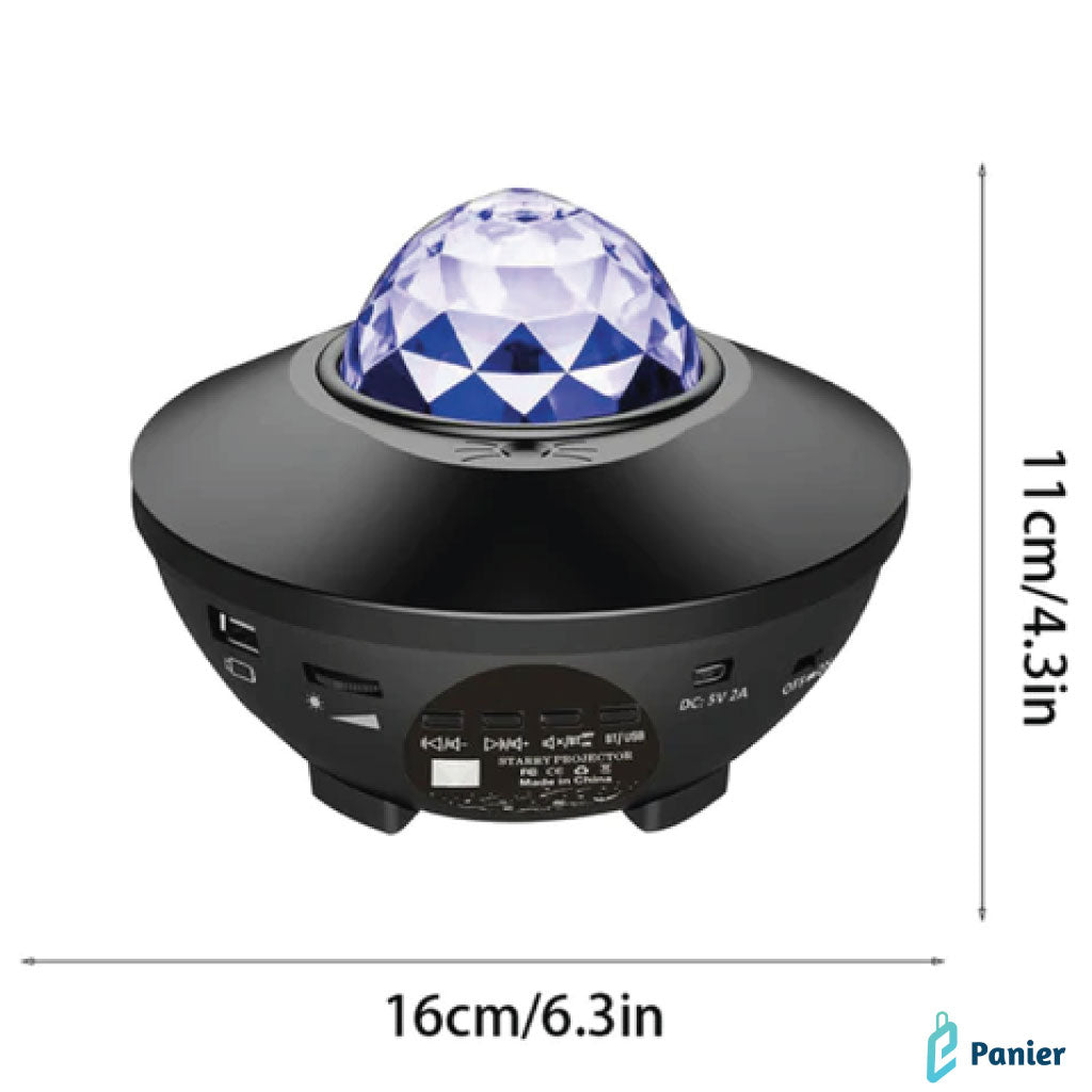 Projecteur Led Ciel Étoilé Et Galaxie, Haut-parleur Bluetooth Intégré ( PREMIER QUARTILE )