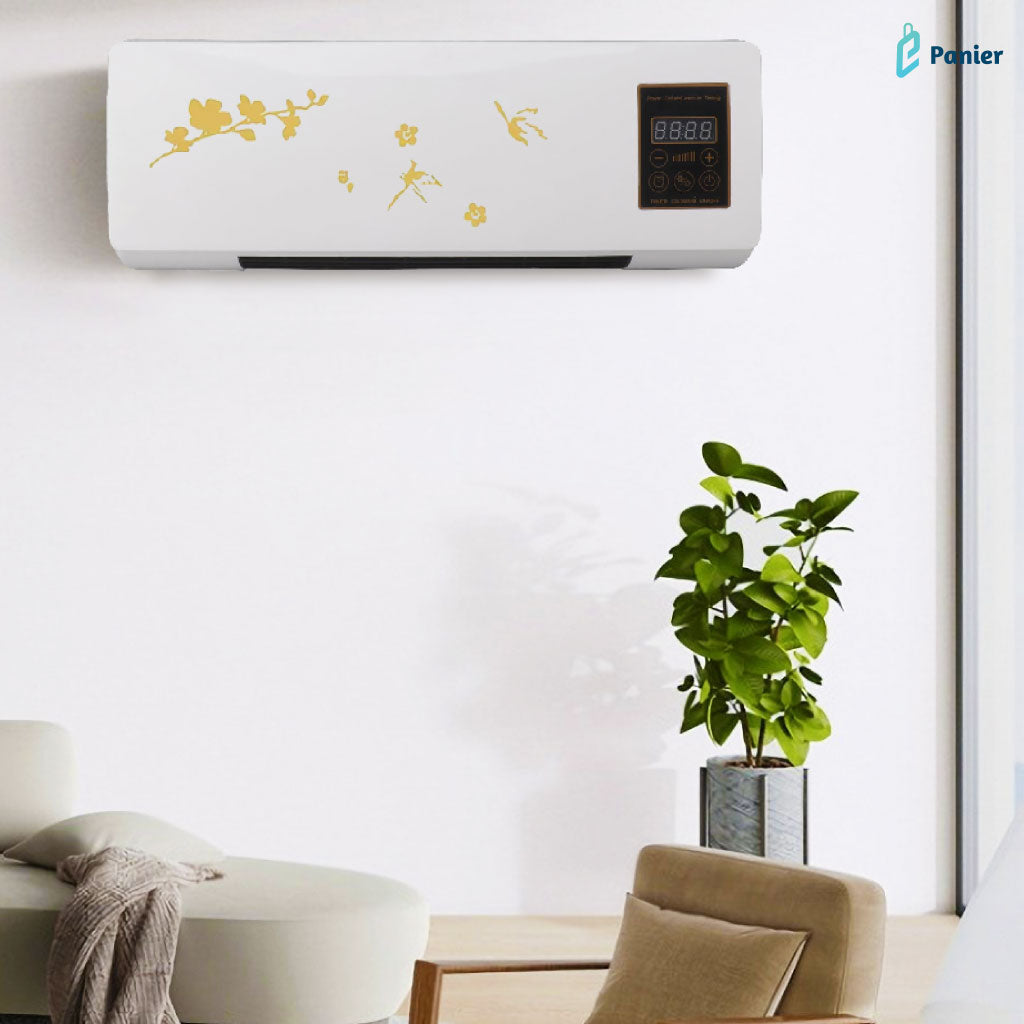Mini Aérateur Multifonctionnel Mural Pour Refroidissement Et Chauffage Avec Télécommande (superficie 20 m²)
