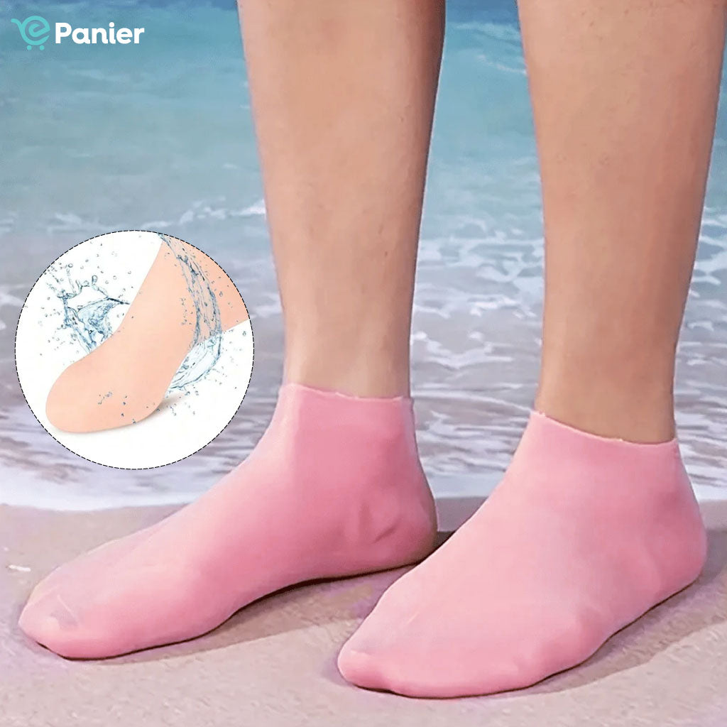 Chaussettes En Silicone Hydratante Pour Des Pieds Lisses Et Délicats