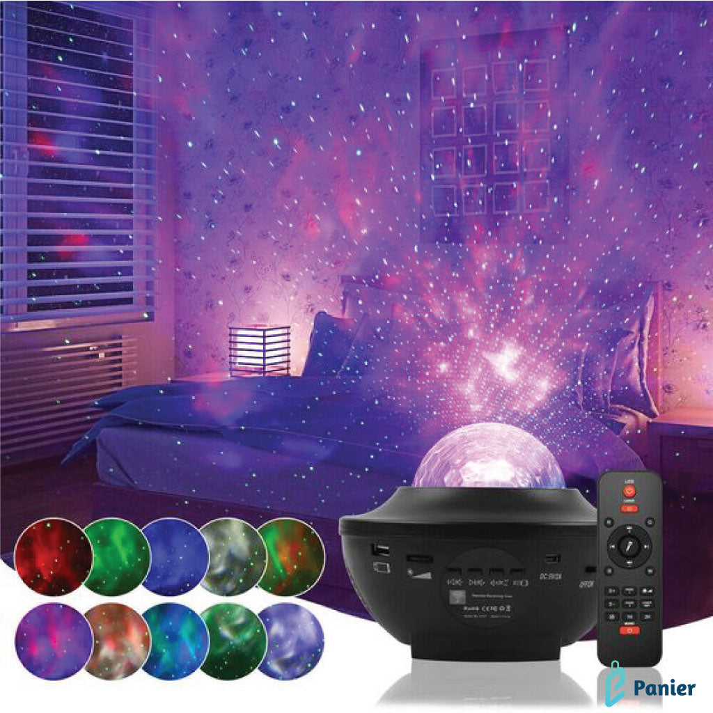 Projecteur Led Ciel Étoilé Et Galaxie, Haut-parleur Bluetooth Intégré ( PREMIER QUARTILE )