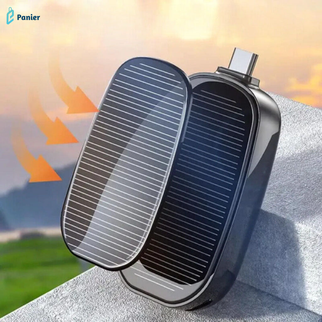 Carregador solar portátil para celular