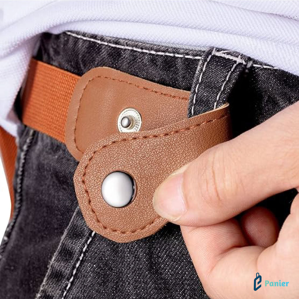 Ceinture Élastique Mince À Fermeture Sans Boucles Aux Jeans Pantalons Robes Pour Enfants