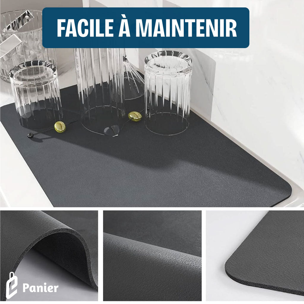 Tapis De Séchage Hygiénique Et Antidérapant En Diatomite .