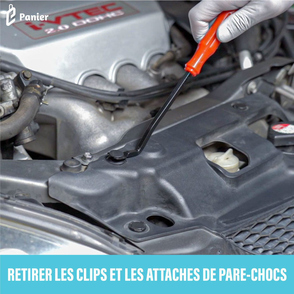 Ensemble de Fixation pour Habillage Pare-choc et Carrosserie Automobile (415 PCS)