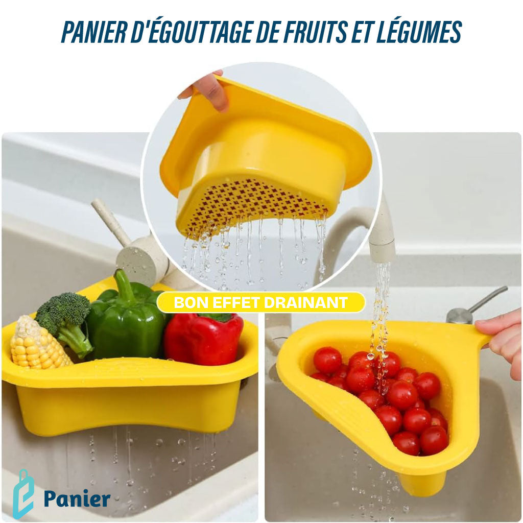 Panier De Filtre Triangulaire De Cuisine Suspendre En Forme De Cygne Multifonctionnel