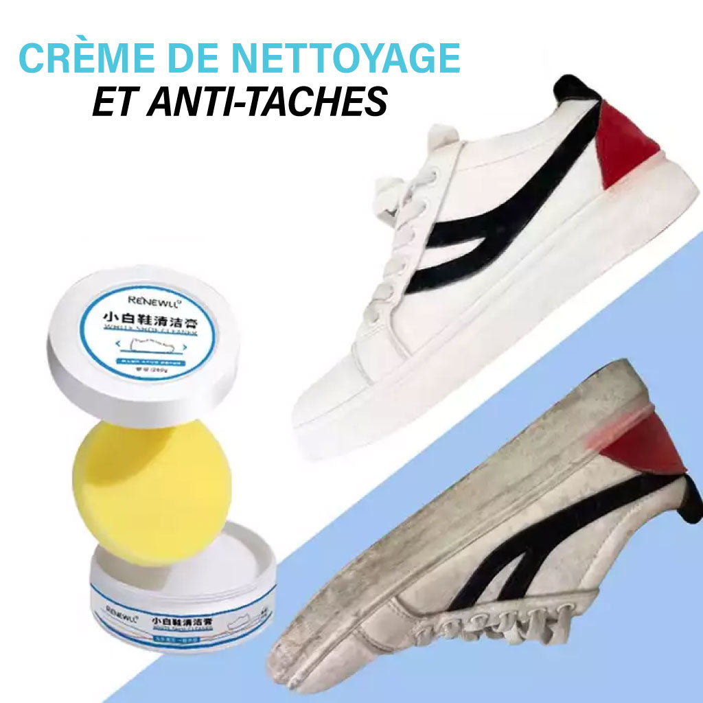 Crème Nettoyante Instantanée Pour Les Taches De Chaussures