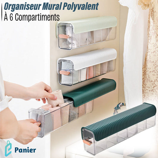 Organiseur Mural Polyvalent À 6 Compartiments Pour La Maison Et Le Bureau