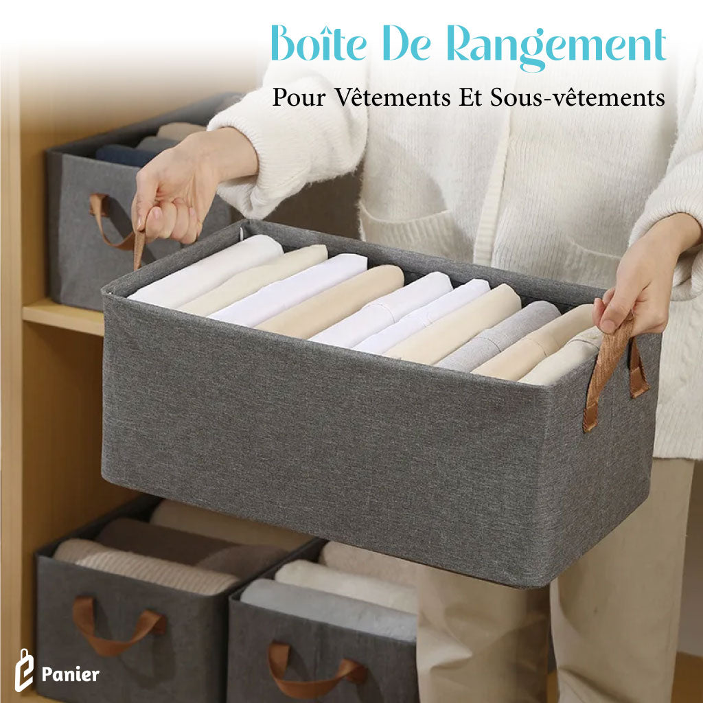 Boîte de Rangement pour Vêtements et Sous-Vêtements